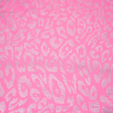 Madagascar Foiled Spandex Nylon Fabric - Cheetah Print, 58" Width (1 Yard)