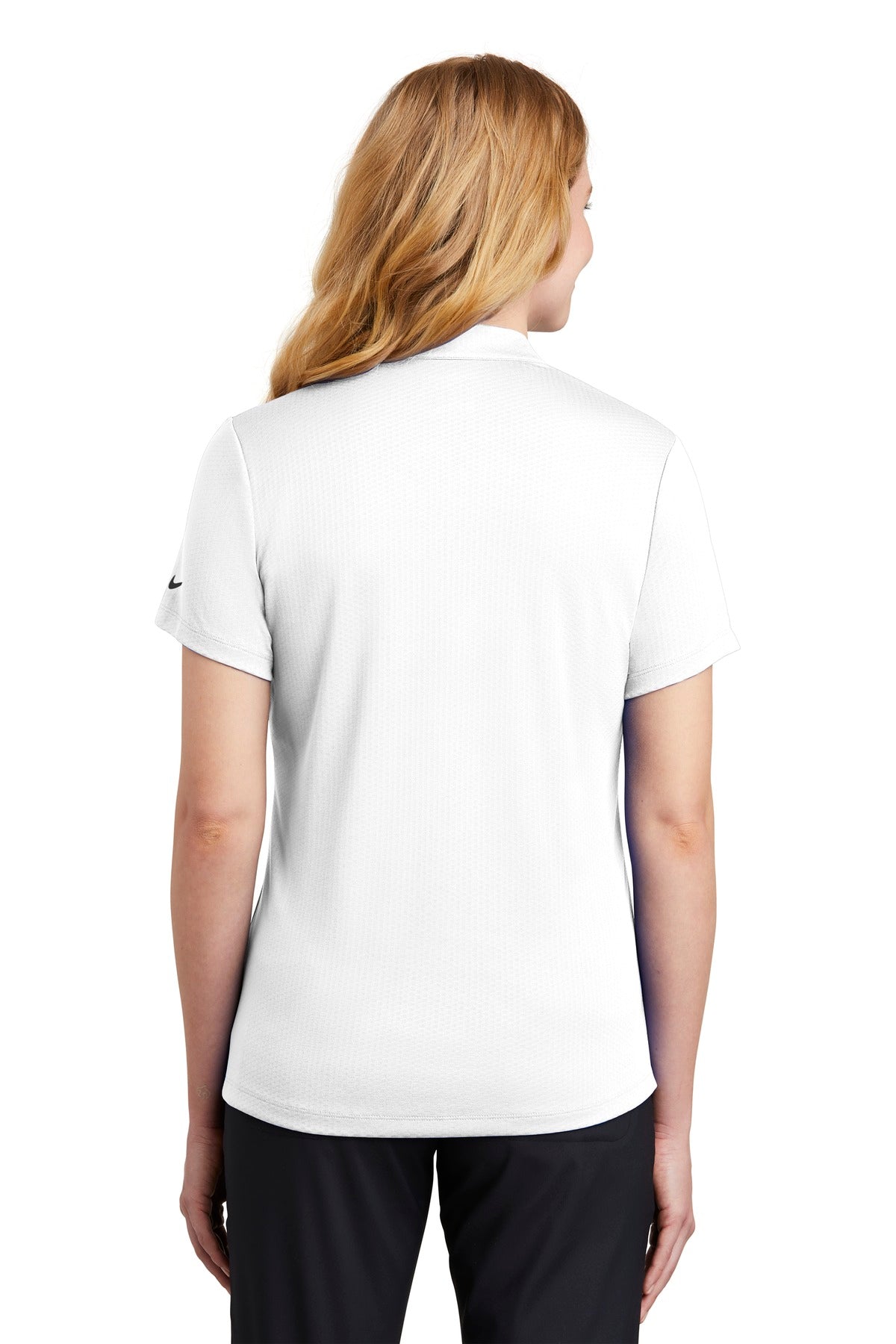 Nike Ladies Dri-FIT Hex Textured V-Neck Top