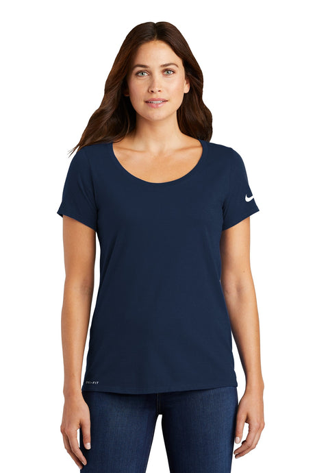 Nike Women's Dri-FIT Cotton/Poly Scoop Neck Tee