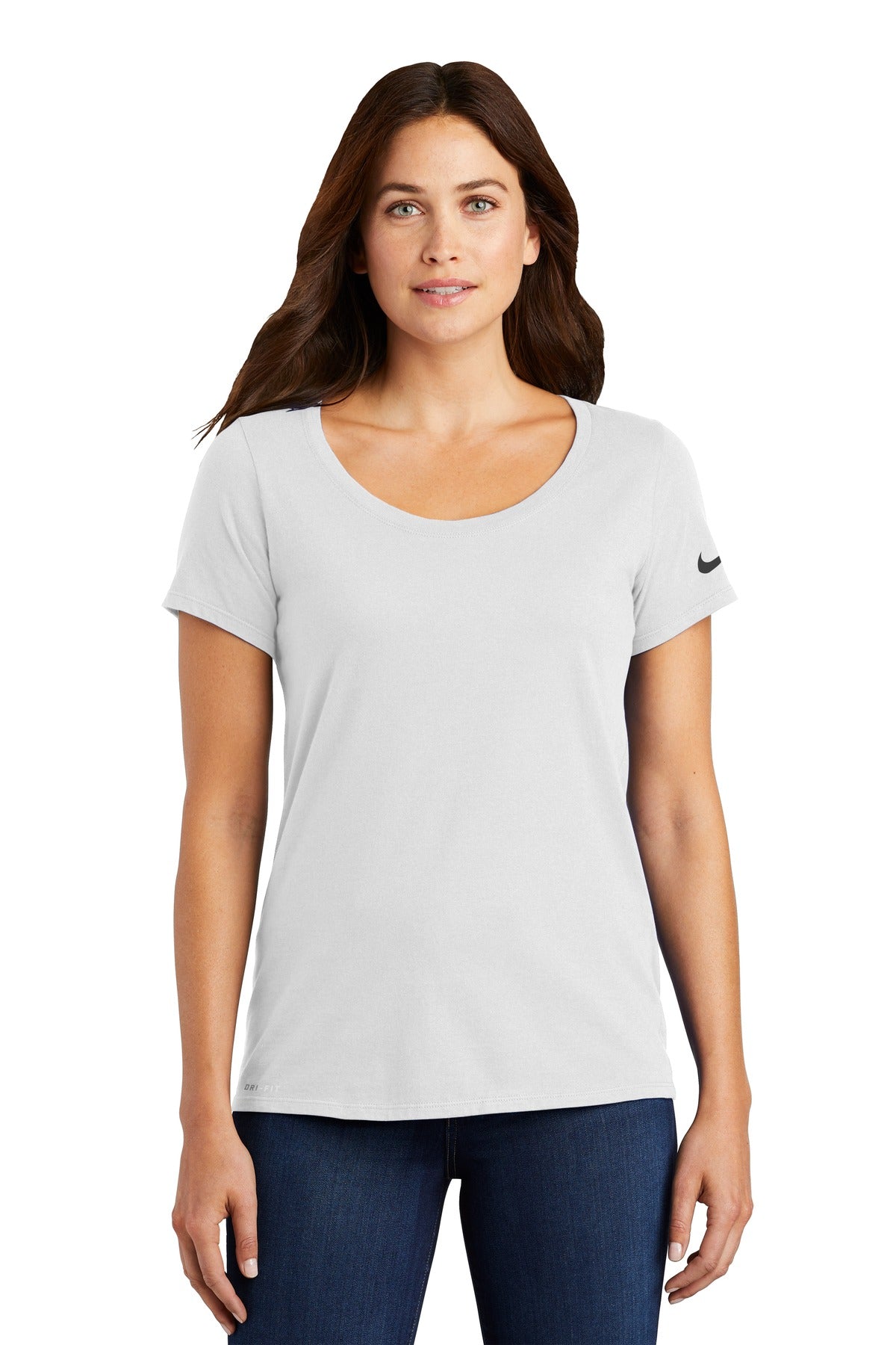 Nike Women's Dri-FIT Cotton/Poly Scoop Neck Tee