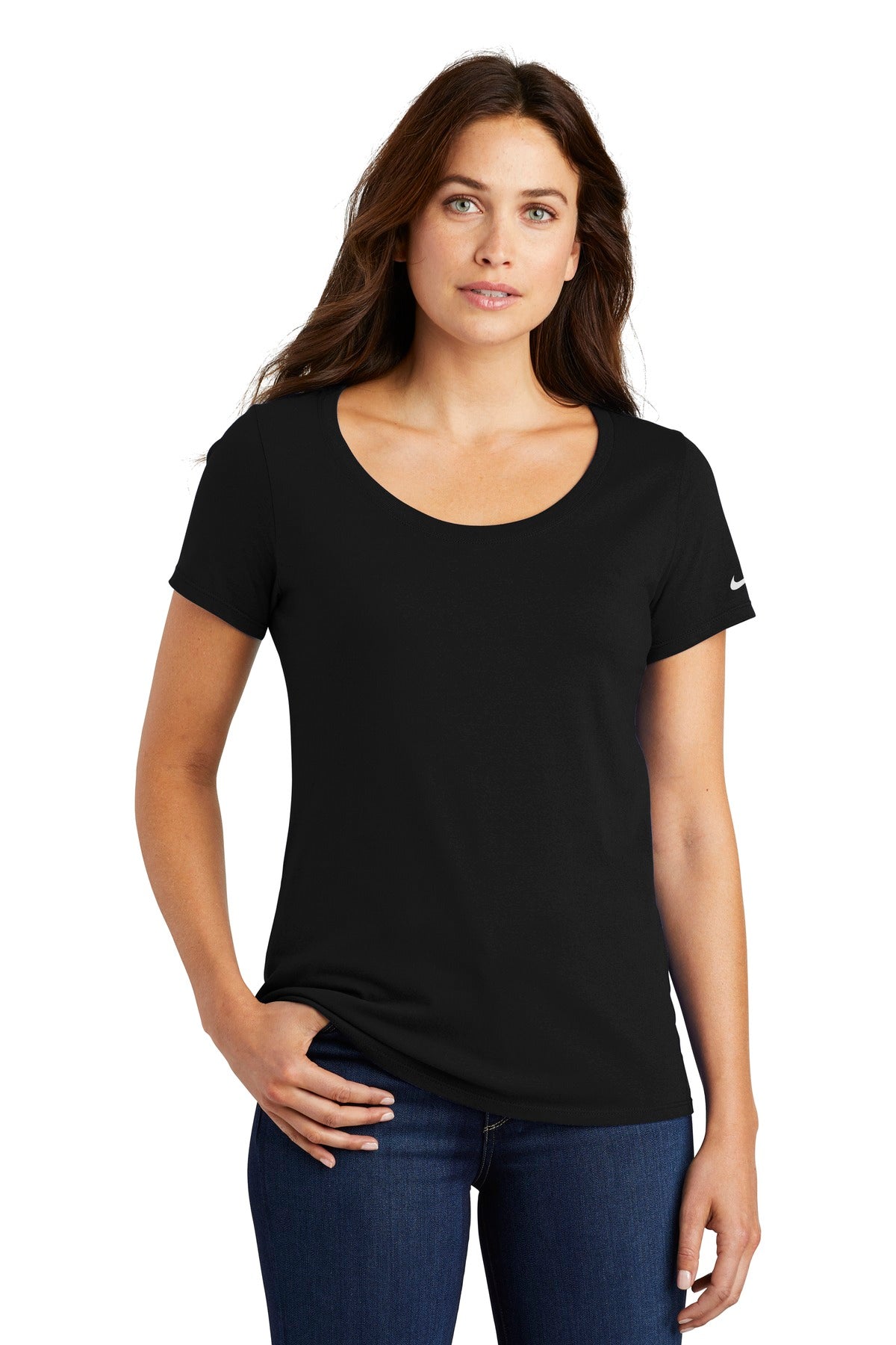 Nike Ladies Core Cotton Scoop Neck Tee