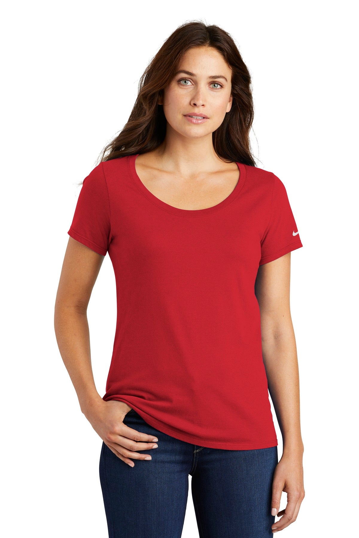 Nike Ladies Core Cotton Scoop Neck Tee