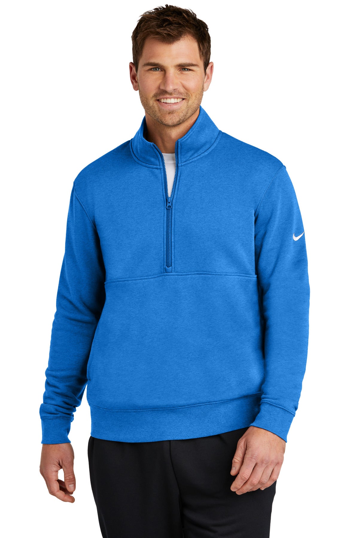 Nike Club Fleece Sleeve Swoosh 1/2-Zip