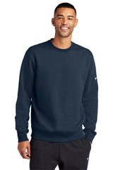 Nike Club Fleece Sleeve Swoosh Crew