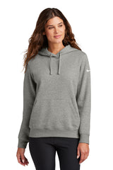 Nike Women's Club Fleece Sleeve Swoosh Pullover Hoodie