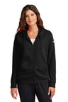 Nike Women's Club Fleece Sleeve Swoosh Full-Zip Hoodie