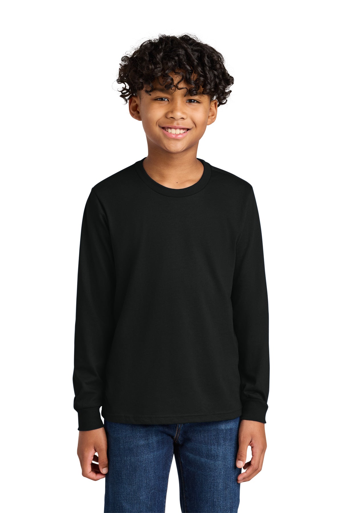 Next Level Apparel® Youth Cotton Long Sleeve Tee