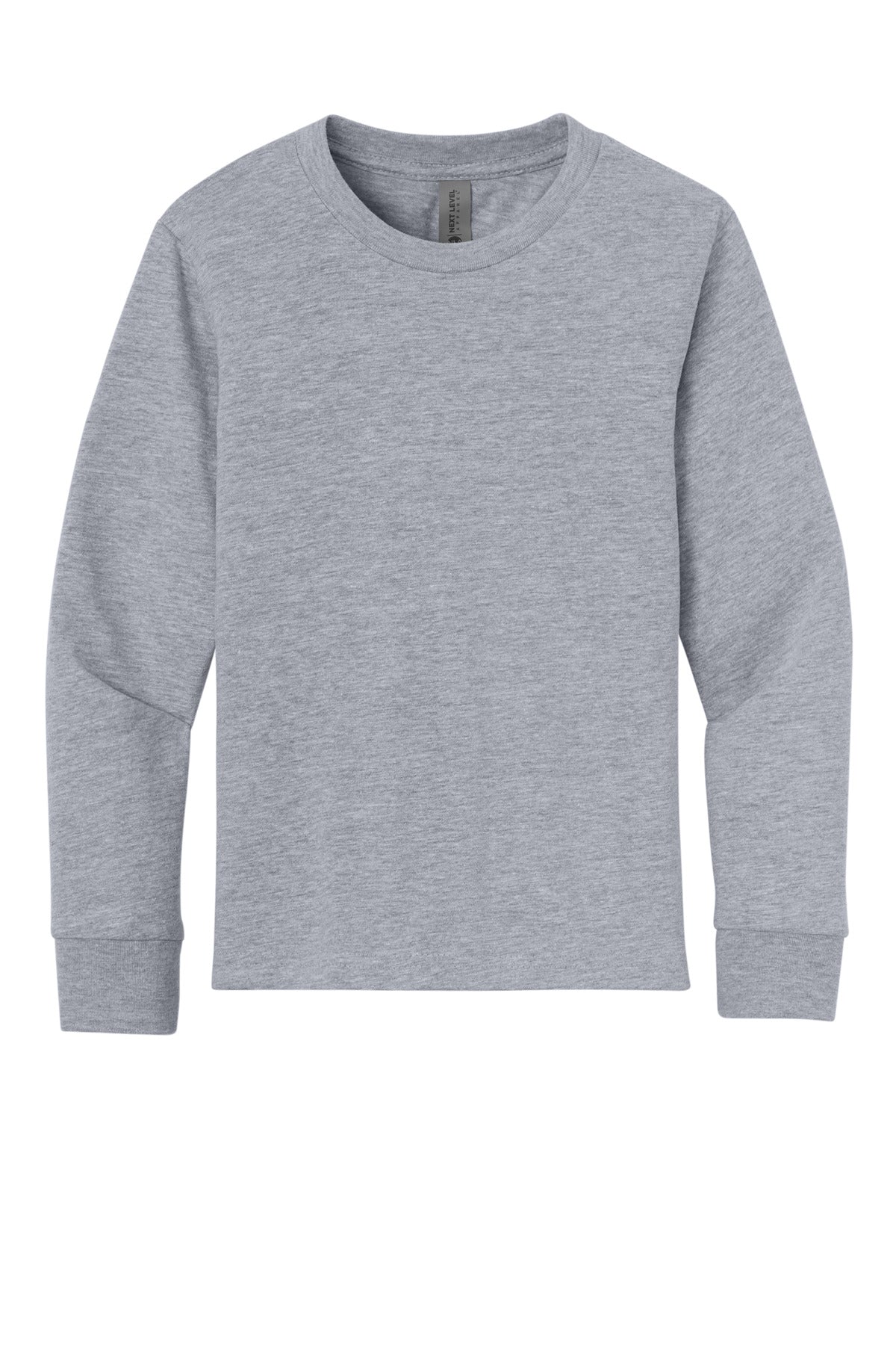 Next Level Apparel® Youth Cotton Long Sleeve Tee