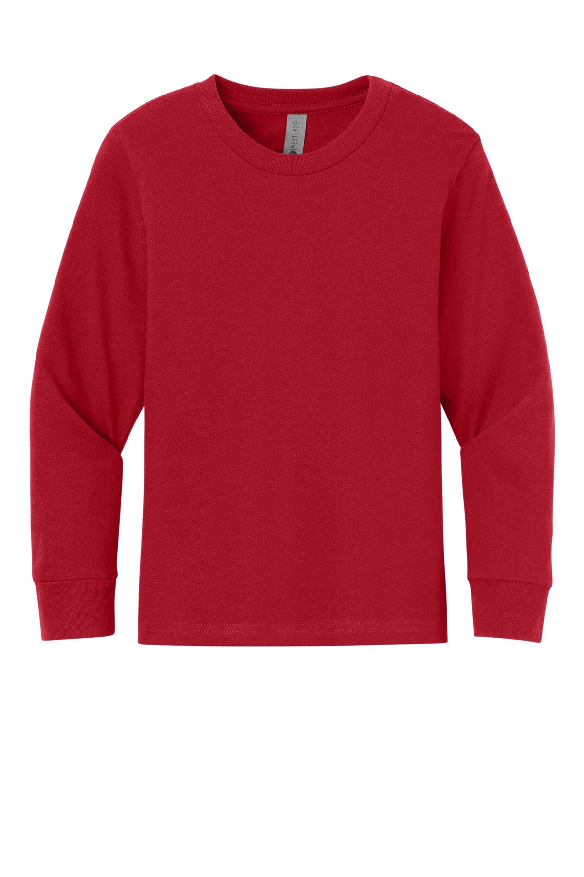 Next Level Apparel® Youth Cotton Long Sleeve Tee