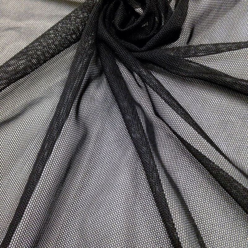 Small Micro Hole See Through Stretch Nylon Spandex Power Mesh Fabric - Sheer Mesh, 58" - 60" Wide