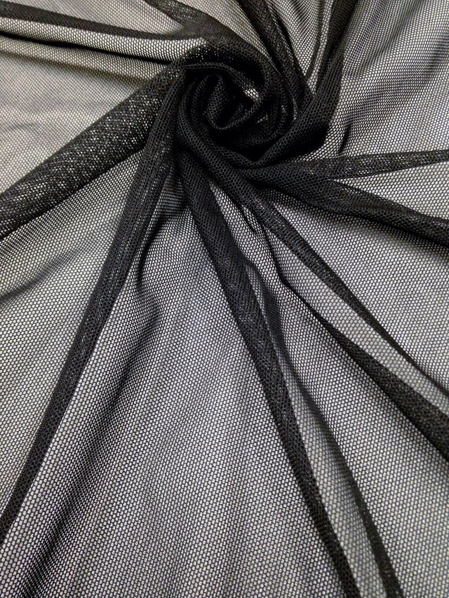 Small Micro Hole See Through Stretch Nylon Spandex Power Mesh Fabric - Sheer Mesh, 58" - 60" Wide