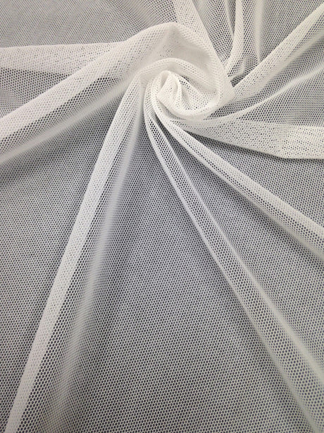 Small Micro Hole See Through Stretch Nylon Spandex Power Mesh Fabric - Sheer Mesh, 58" - 60" Wide