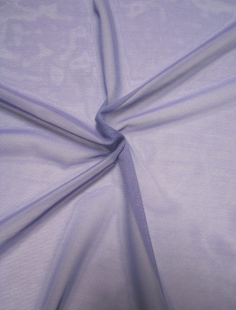 Solid Mesh Nylon Spandex Fabric - Lilac, Purple, Burgundy, Lime Green, Baby Blue, Hot Pink, Violet, Black, 58" Width