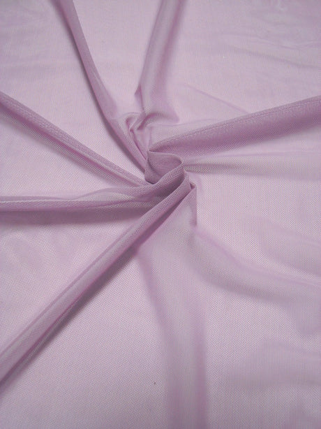 Solid Mesh Nylon Spandex Fabric - Lilac, Purple, Burgundy, Lime Green, Baby Blue, Hot Pink, Violet, Black, 58" Width