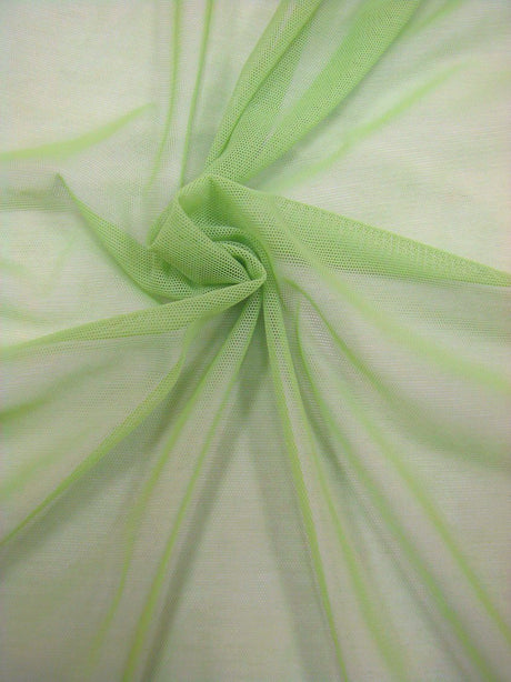 Solid Mesh Nylon Spandex Fabric - Lilac, Purple, Burgundy, Lime Green, Baby Blue, Hot Pink, Violet, Black, 58" Width
