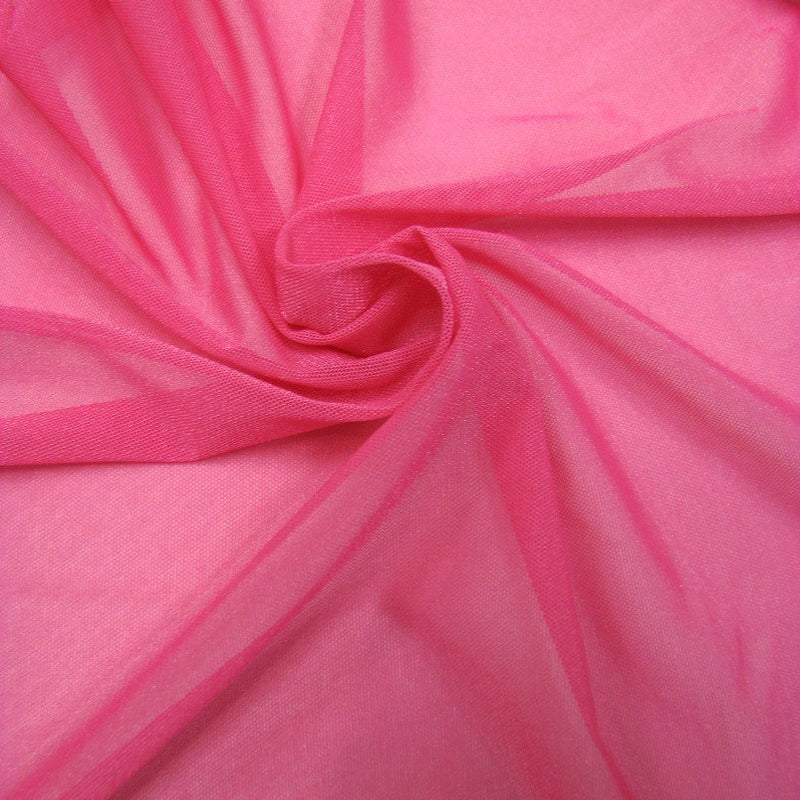 Small Solid Mesh Nylon Spandex Fabric - Solid Mesh, 4-Way Stretch, 58" Width
