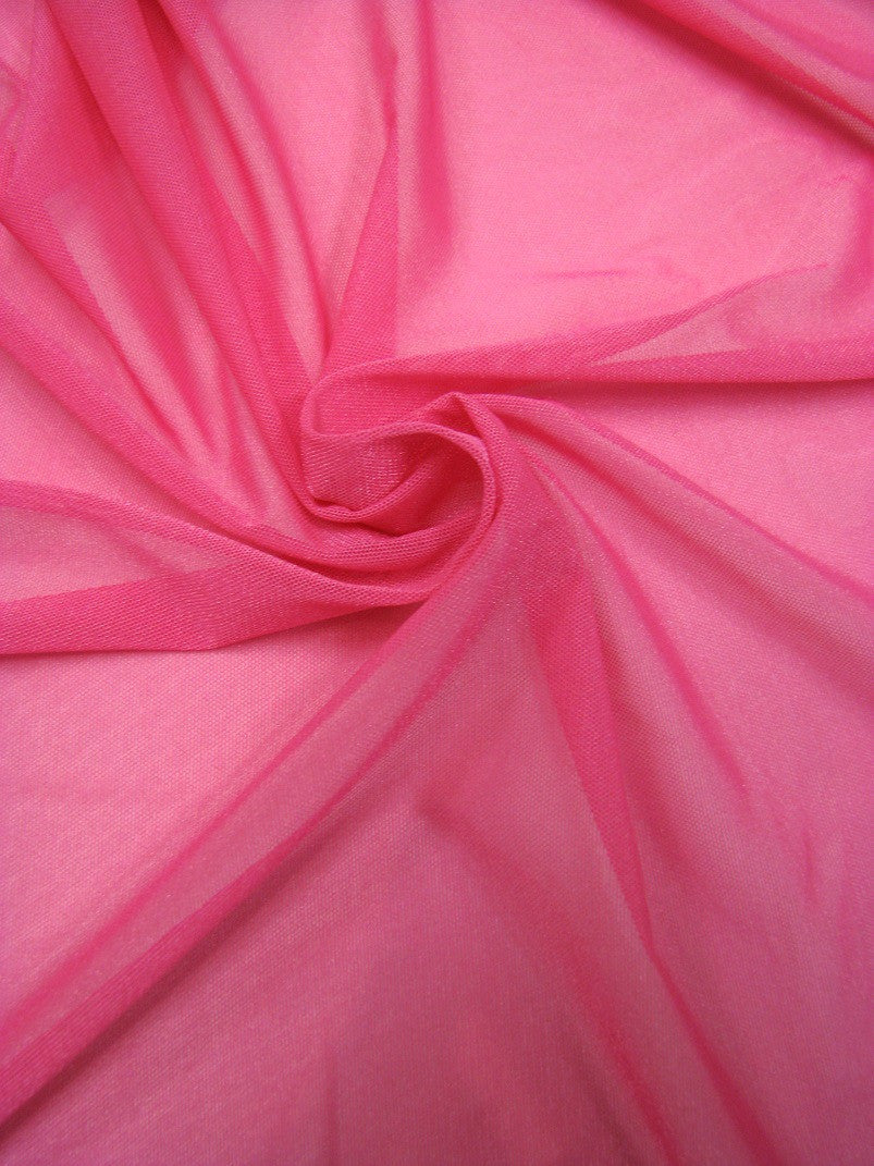 Small Solid Mesh Nylon Spandex Fabric - Solid Mesh, 4-Way Stretch, 58" Width