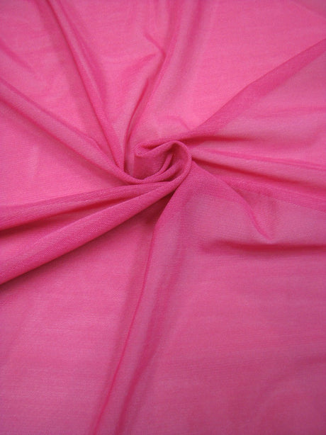 Small Solid Mesh Nylon Spandex Fabric - Solid Mesh, 4-Way Stretch, 58" Width