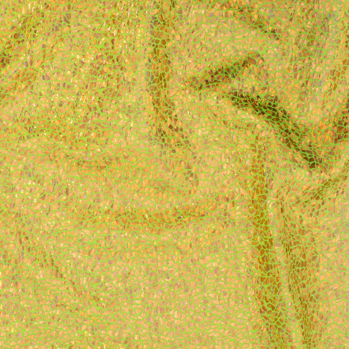 Nylon Spandex Holographic Snake Fabric 60"