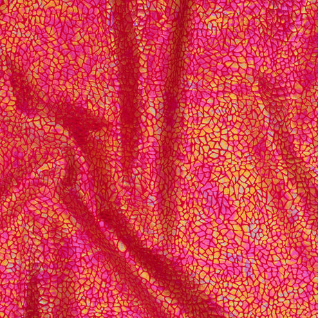 Nylon Spandex Holographic Snake Fabric 60"