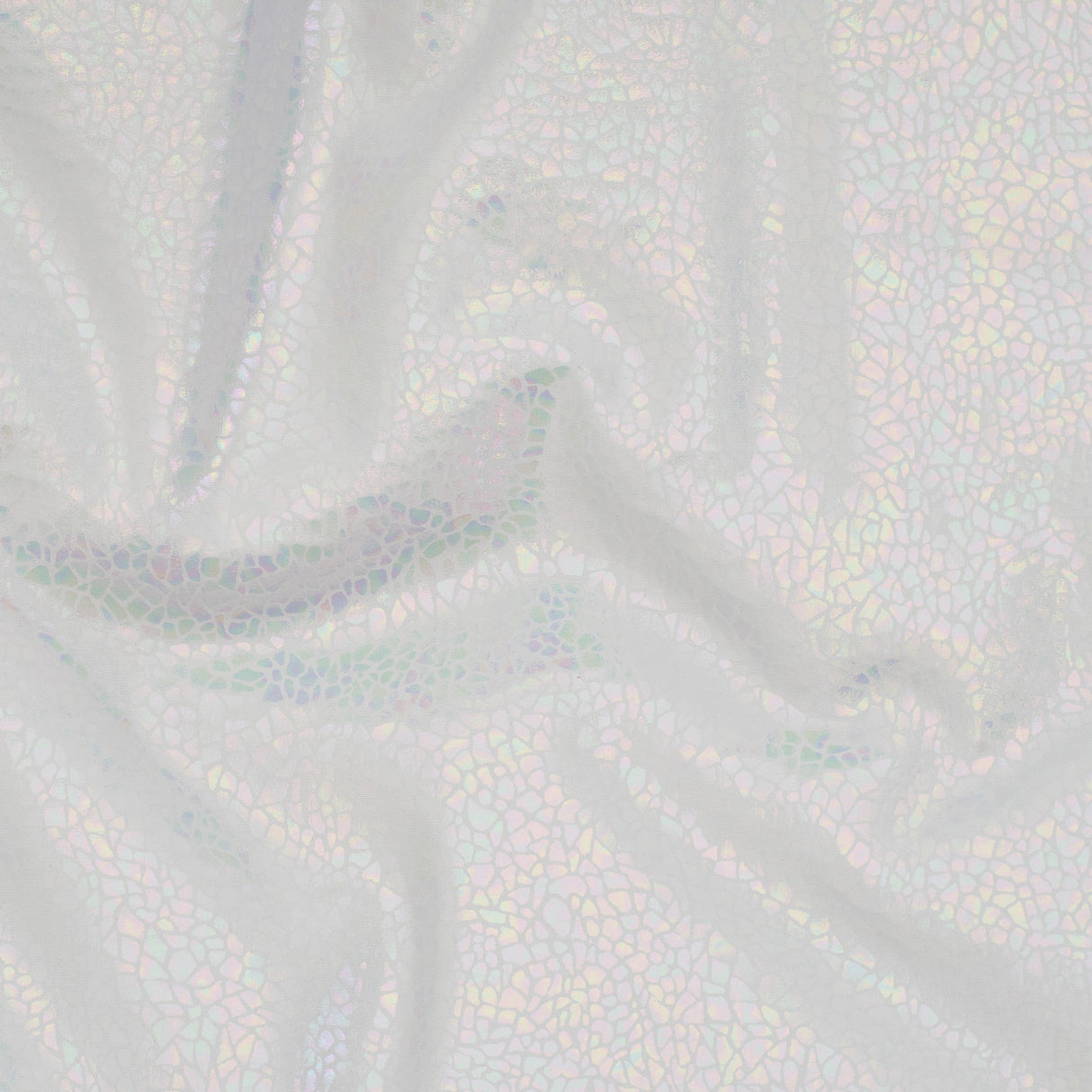 Nylon Spandex Holographic Snake Fabric 60"