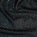 Nylon Spandex Diamond Flocking Hologram Fabric
