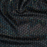 Nylon Spandex Diamond Flocking Hologram Fabric