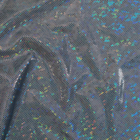 Nylon Spandex Shatter Glass Hologram Fabric 60"
