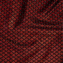 Nylon Spandex Diamond Flocking Hologram Fabric