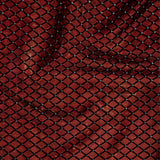 Nylon Spandex Diamond Flocking Hologram Fabric