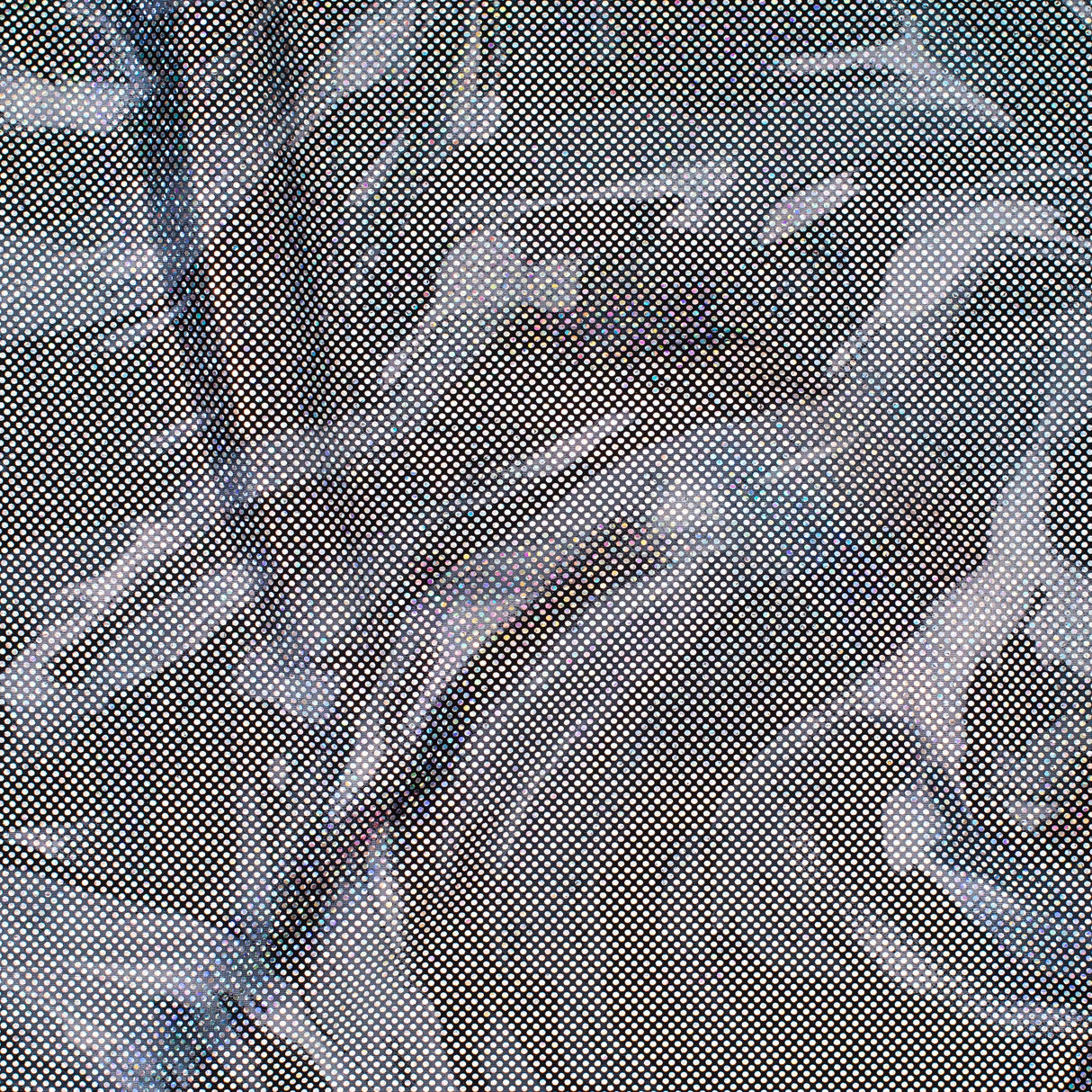 Hologram Stretch Polyester Spandex Fabric Fantastic Storm 60"