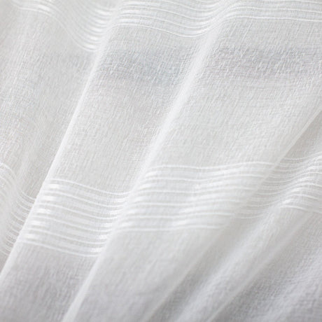 Nolan Fabric Polyester Fabric - Striped Sheer, 110" Width (1 Yard)