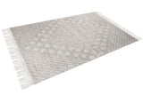 Noor Collection Wool Cotton Polyester Rug - Natural Beige Modern Bohemian, 9' X 12' (1 Unit)