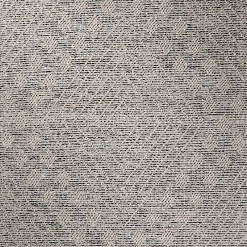 Noor Collection Wool Cotton Polyester Rug - Natural Beige Modern Bohemian, 9' X 12' (1 Unit)