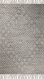 Noor Collection Wool Cotton Polyester Rug - Natural Beige Modern Bohemian, 9' X 12' (1 Unit)