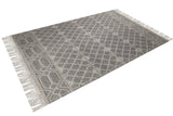 Noor Rug Collection Wool Blend Fabric - Bohemian Textured, Natural Colors, 9' X 12' (1 Piece)