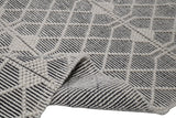 Noor Rug Collection Wool Blend Fabric - Bohemian Textured, Natural Colors, 9' X 12' (1 Piece)