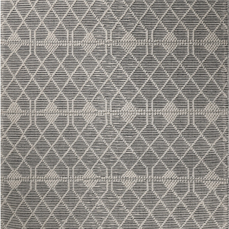 Noor Rug Collection Wool Blend Fabric - Bohemian Textured, Natural Colors, 9' X 12' (1 Piece)