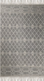 Noor Rug Collection Wool Blend Fabric - Bohemian Textured, Natural Colors, 9' X 12' (1 Piece)