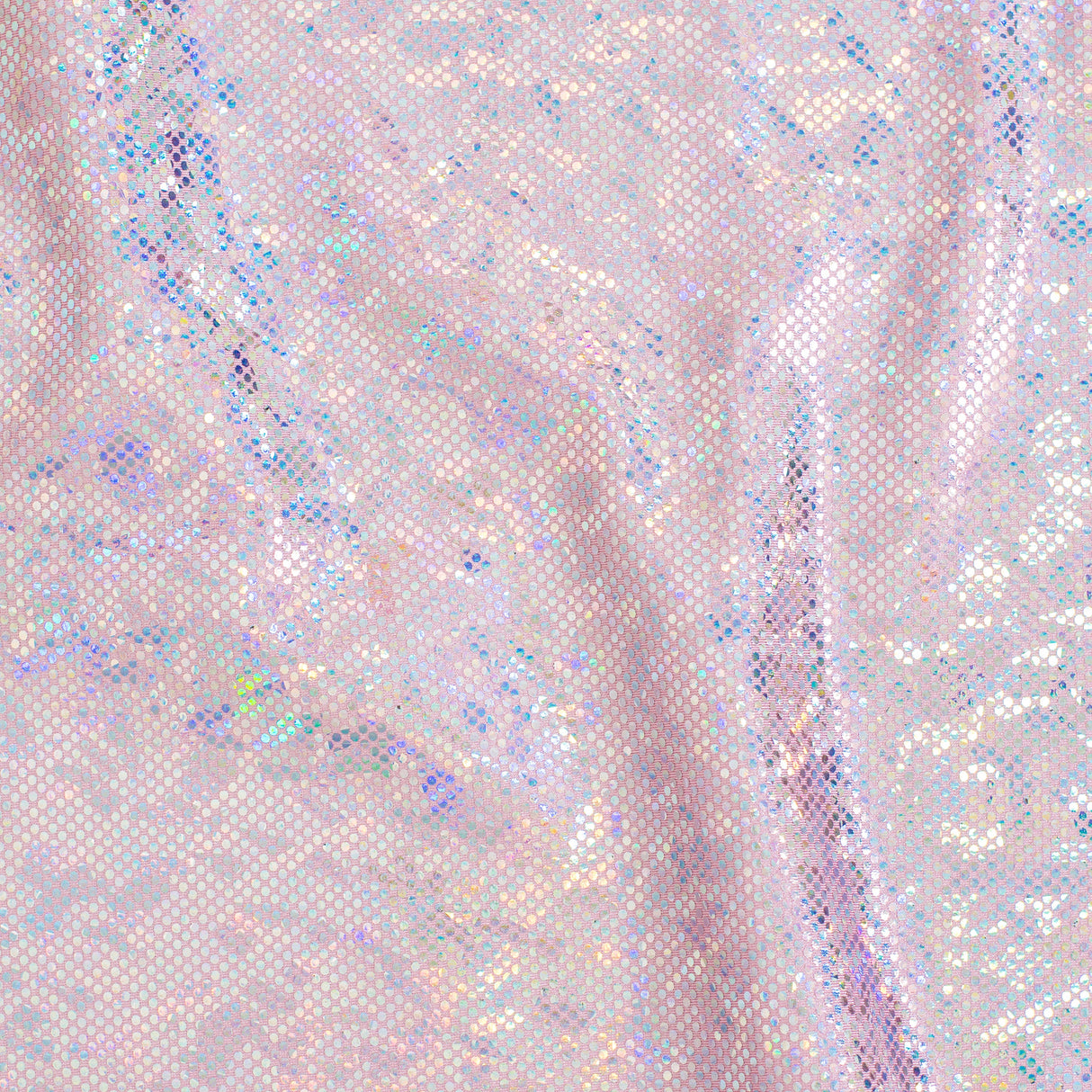 Nylon Spandex Shatter Glass Hologram Fabric 60"