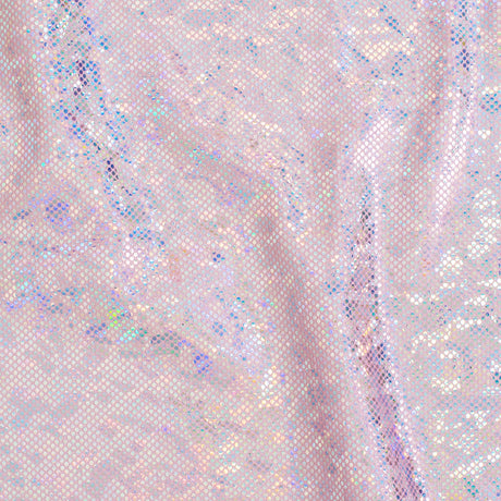 Nylon Spandex Shatter Glass Hologram Fabric 60"