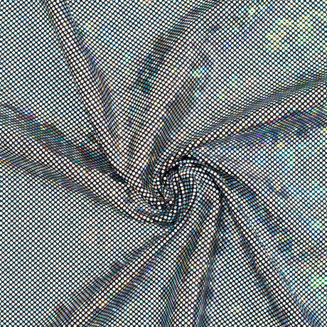 Nylon Spandex Shatter Glass Hologram Fabric 60"