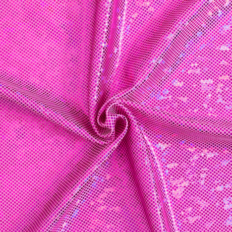 Nylon Spandex Shatter Glass Hologram Fabric 60"