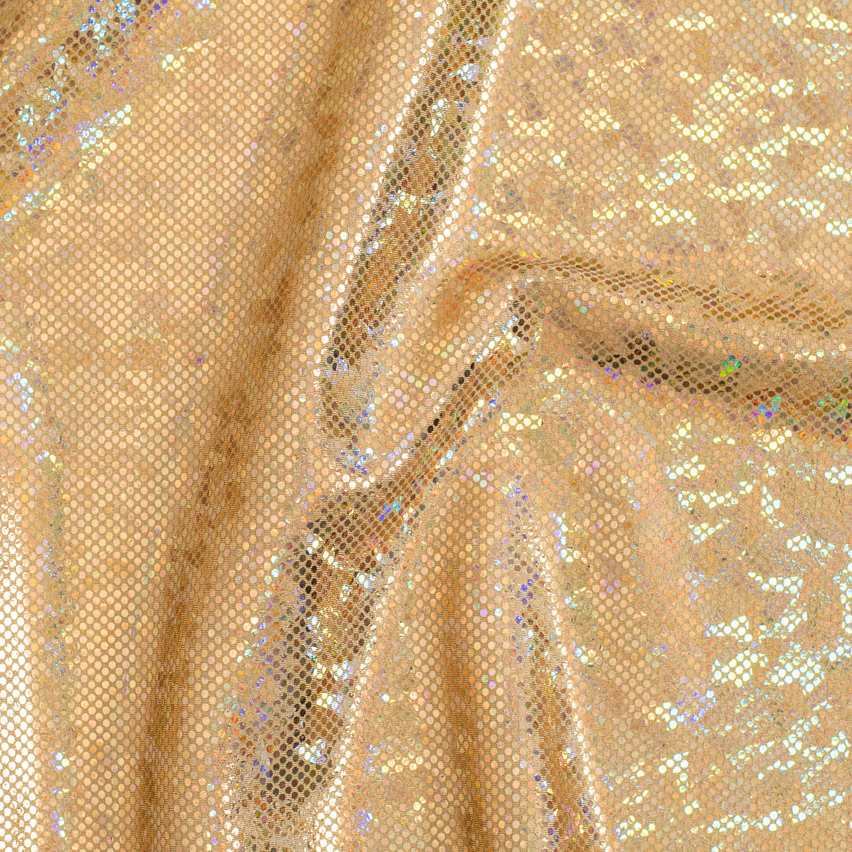 Nylon Spandex Shatter Glass Hologram Fabric 60"