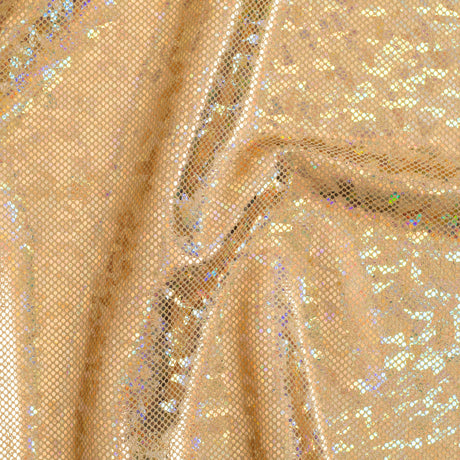 Nylon Spandex Shatter Glass Hologram Fabric 60"