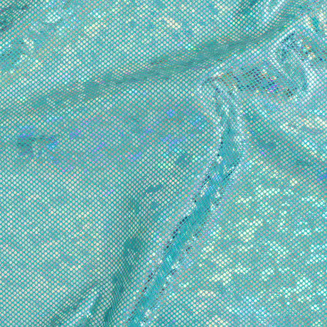 Nylon Spandex Shatter Glass Hologram Fabric 60"