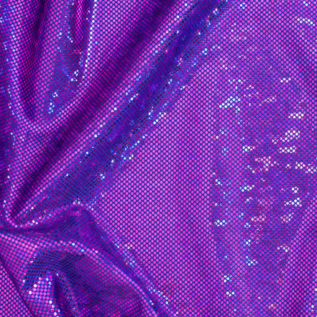 Nylon Spandex Shatter Glass Hologram Fabric 60"
