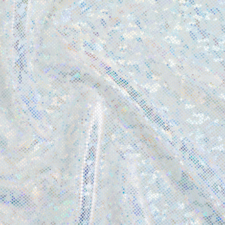 Nylon Spandex Shatter Glass Hologram Fabric 60"