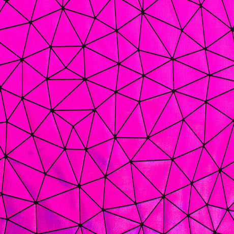 4-Way Stretch Nylon Spandex Bohemian Laser Hologram Fabric 60"