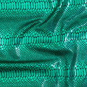 Nylon Spandex Fever Snake Foil Fabric 60"